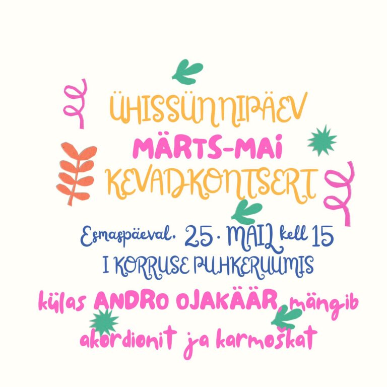 ühissünnipäev märts mai